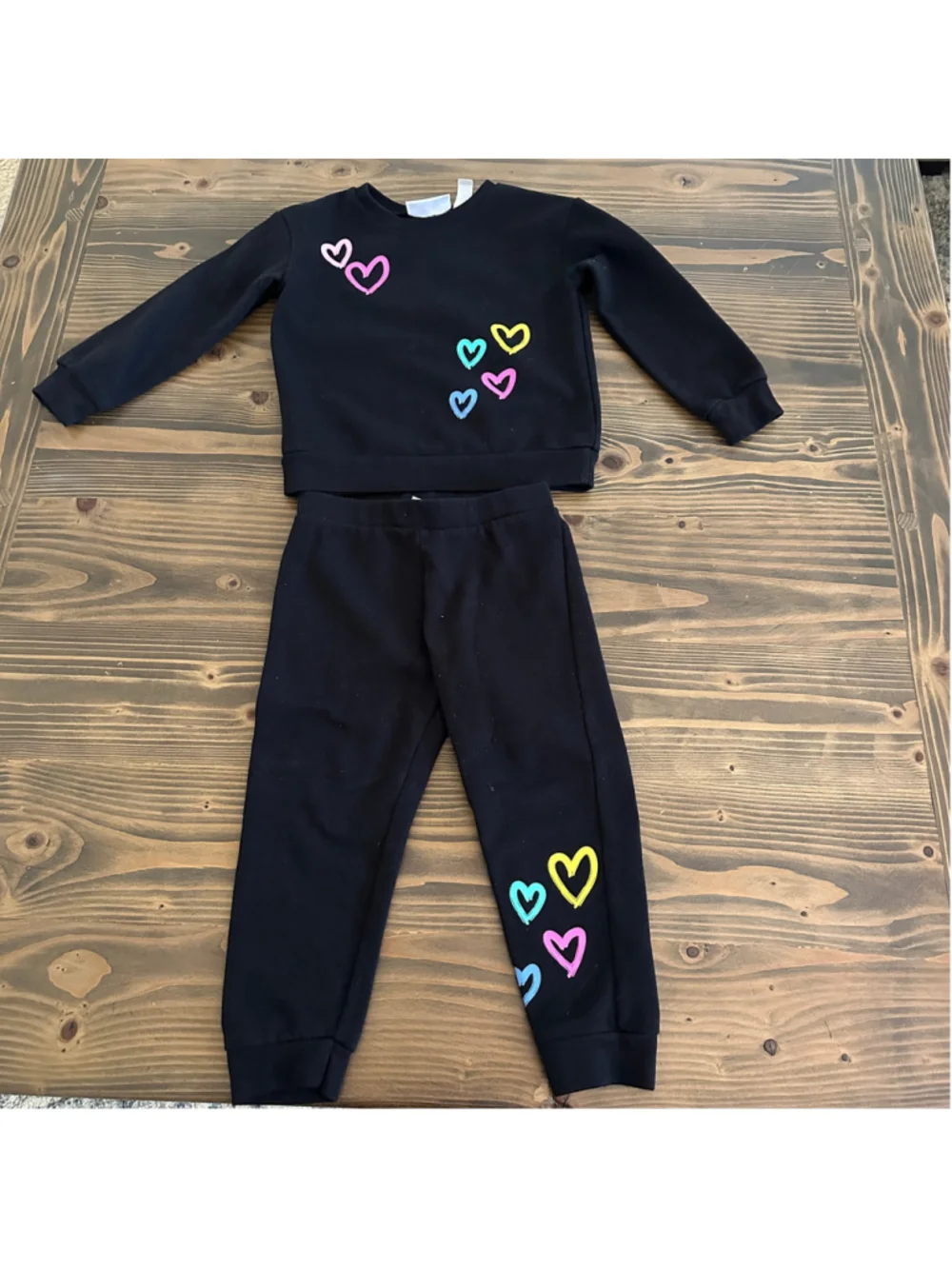 Girls Clothing Lot 3T Disney Minnie Mouse Stitch Sweatshirts Leggings 8 Pc